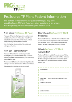 ProSource TF Plant