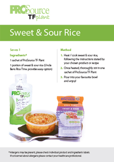 Sweet & Sour Rice