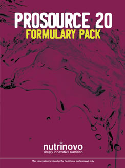 ProSource 20 formulary pack and supporting information